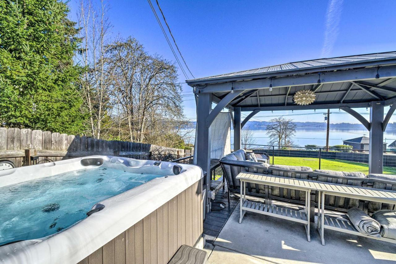 Puget Sound Cabin With Hot Tub And Water Views! Bremerton Exteriér fotografie