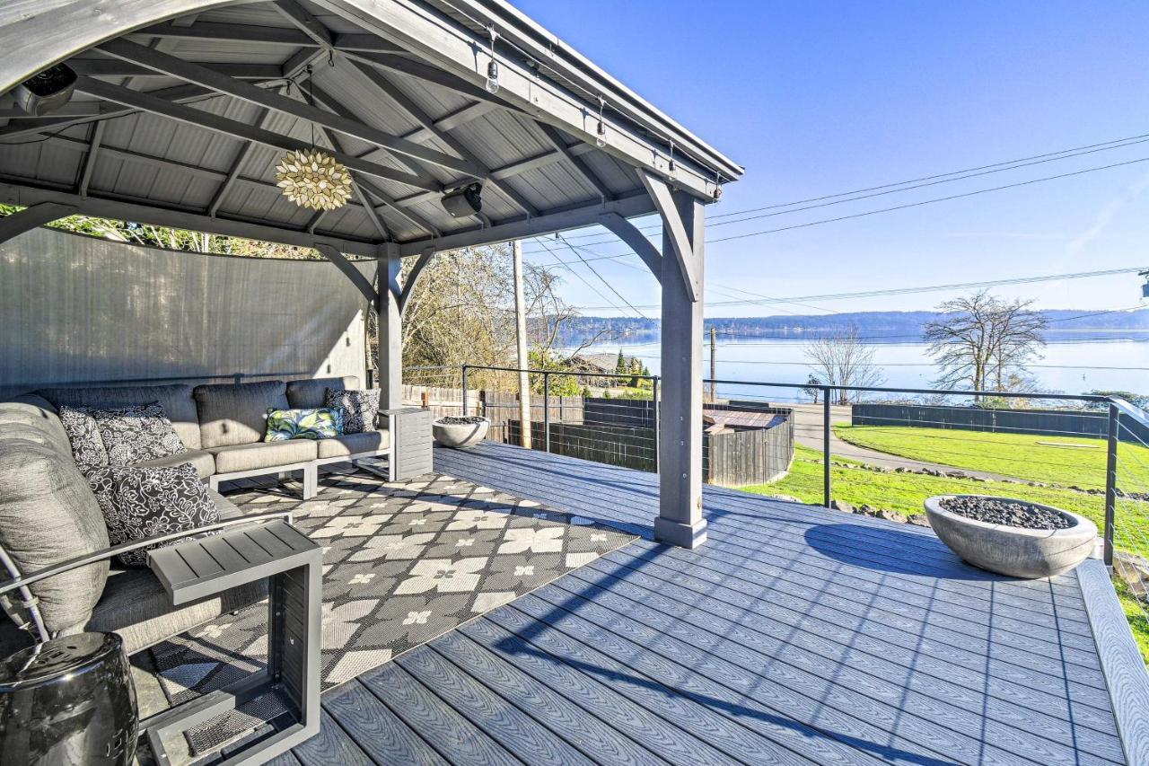 Puget Sound Cabin With Hot Tub And Water Views! Bremerton Exteriér fotografie